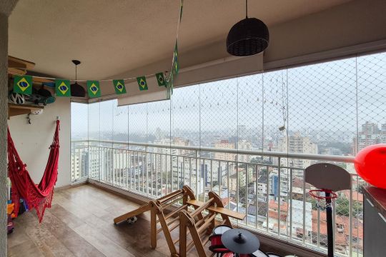 Varanda da Sala de apartamento à venda com 3 quartos, 104m² em Centro, São Bernardo do Campo