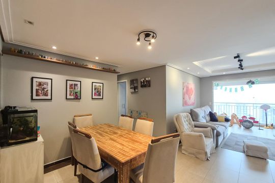 Sala de apartamento à venda com 3 quartos, 104m² em Centro, São Bernardo do Campo