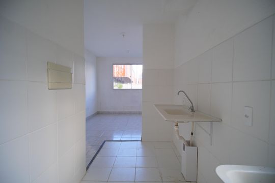 Cozinha de apartamento para alugar com 2 quartos, 44m² em Santos Dumont, São Leopoldo
