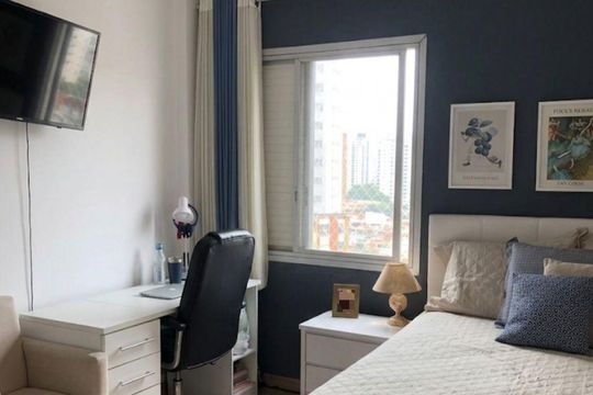 Quarto de apartamento para alugar com 2 quartos, 76m² em Sumaré, São Paulo