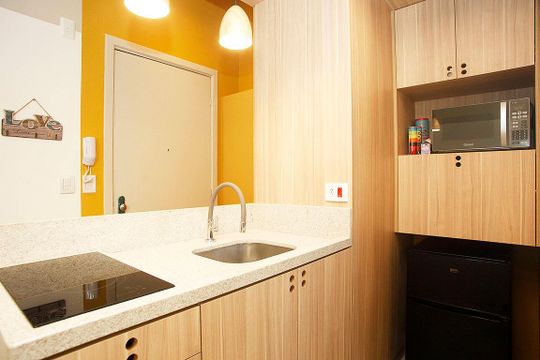 Studio - Cozinha de apartamento para alugar com 1 quarto, 25m² em Centro Histórico, Porto Alegre
