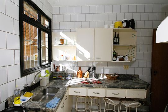 Cozinha de apartamento à venda com 3 quartos, 120m² em Carlos Prates, Belo Horizonte