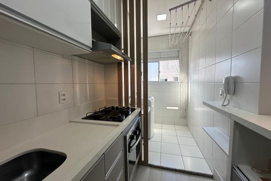 Cozinha de apartamento à venda com 2 quartos, 51m² em Centro, Barueri