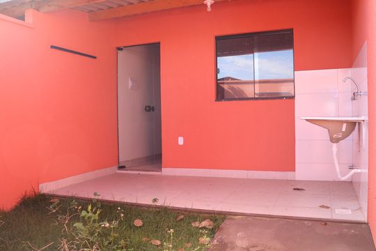 Área de serviço de casa para alugar com 1 quarto, 40m² em Residencial Santa Luzia, Aparecida de Goiânia