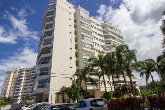 Fachada de apartamento à venda com 2 quartos, 75m² em Recreio dos Bandeirantes, Rio de Janeiro