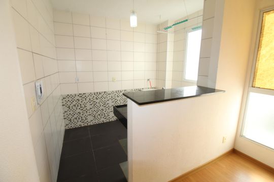 Cozinha de apartamento para alugar com 2 quartos, 40m² em Nova Michigan, São José dos Campos