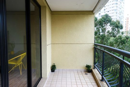 varanda de apartamento à venda com 4 quartos, 158m² em Vila Andrade, São Paulo