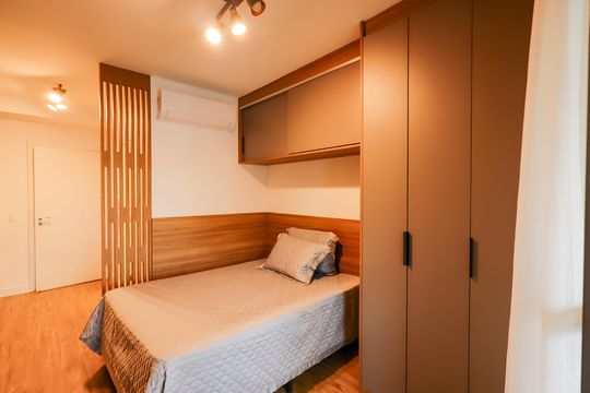 Quarto de kitnet/studio para alugar com 1 quarto, 32m² em Santo Amaro, São Paulo