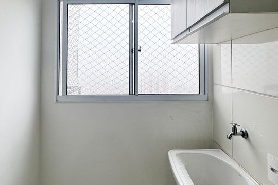 Área de Serviço de apartamento para alugar com 2 quartos, 54m² em Jardim Campestre, São Bernardo do Campo