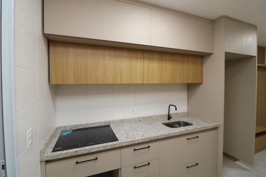 Cozinha de apartamento para alugar com 2 quartos, 42m² em Vila Zelina, São Paulo