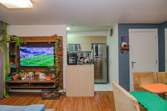 Sala de apartamento à venda com 3 quartos, 60m² em Jardim Itu, Porto Alegre