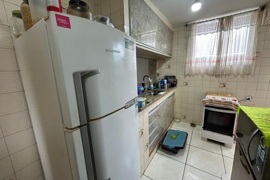 Cozinha de apartamento à venda com 3 quartos, 78m² em Inhaúma, Rio de Janeiro
