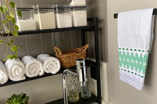 Área de serviço de apartamento à venda com 3 quartos, 106m² em Vila Anastácio, São Paulo