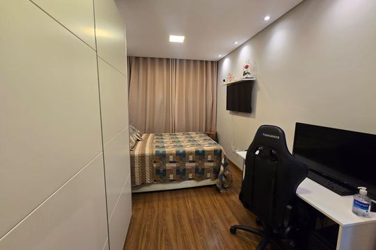 Quarto de apartamento para alugar com 2 quartos, 70m² em Nova Gerti, São Caetano do Sul