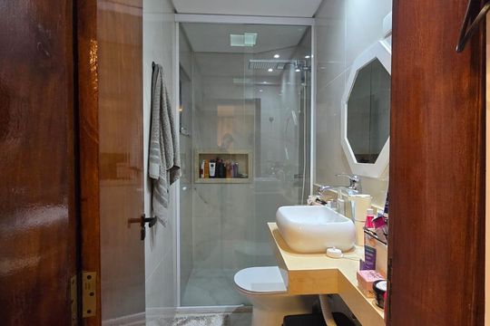 Banheiro de apartamento para alugar com 2 quartos, 70m² em Nova Gerti, São Caetano do Sul
