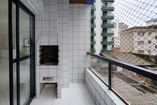 Área comum - Churrasqueira de apartamento para alugar com 1 quarto, 65m² em Vila Assuncao, Praia Grande