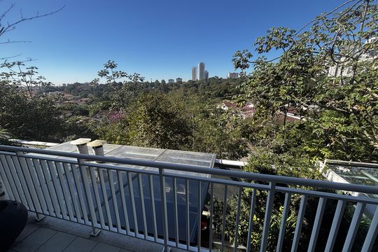 Vista de casa de condomínio para alugar com 3 quartos, 138m² em Jardim Monte Kemel, São Paulo