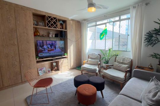 Sala de apartamento à venda com 3 quartos, 140m² em Nova Granada, Belo Horizonte