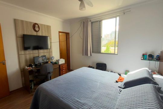 Quarto de apartamento à venda com 3 quartos, 140m² em Nova Granada, Belo Horizonte