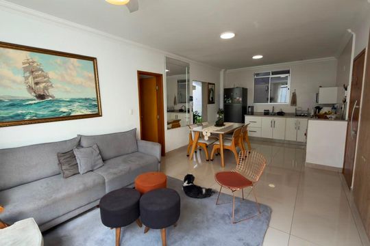 Sala de apartamento à venda com 3 quartos, 140m² em Nova Granada, Belo Horizonte