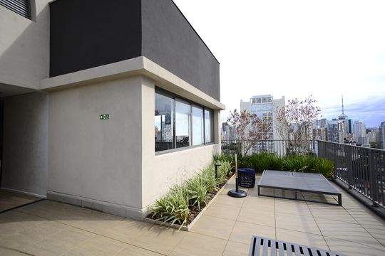 Área comum de kitnet/studio para alugar com 1 quarto, 24m² em Vila Mariana, São Paulo