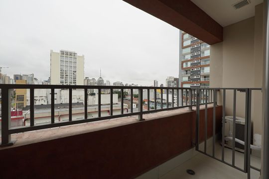 Varanda de kitnet/studio para alugar com 1 quarto, 24m² em Vila Mariana, São Paulo