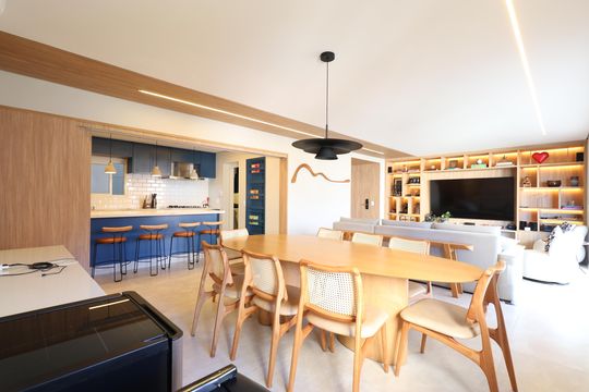 Sala de apartamento à venda com 3 quartos, 163m² em Alto de Pinheiros, São Paulo
