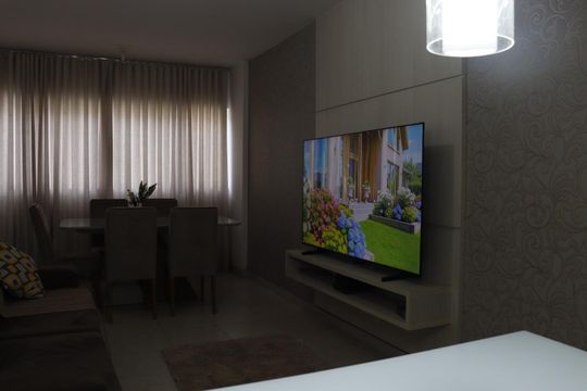 Sala de apartamento à venda com 2 quartos, 64m² em Parque Amazônia, Goiânia