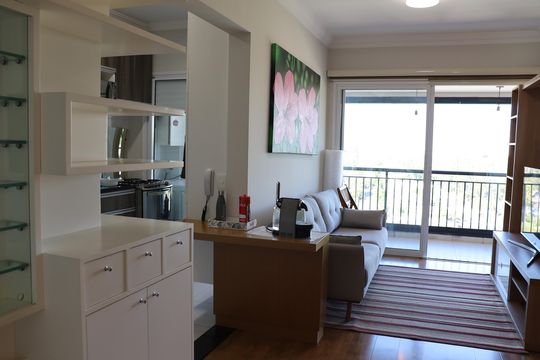 Sala de apartamento à venda com 3 quartos, 81m² em Melville Empresarial Ii, Barueri