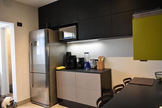 Cozinha de apartamento à venda com 3 quartos, 101m² em Vila Monte Alegre, São Paulo