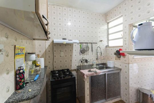 Cozinha de apartamento à venda com 2 quartos, 56m² em Imperial de São Cristóvão, Rio de Janeiro