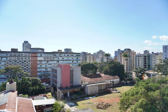 Sala - Vista  de apartamento à venda com 4 quartos, 156m² em Santo Antônio, Belo Horizonte