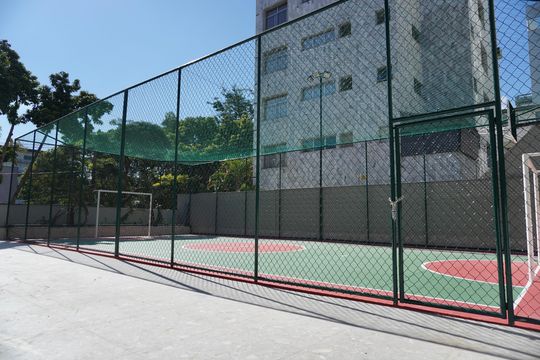 Área comum - Quadra  de apartamento à venda com 4 quartos, 156m² em Santo Antônio, Belo Horizonte