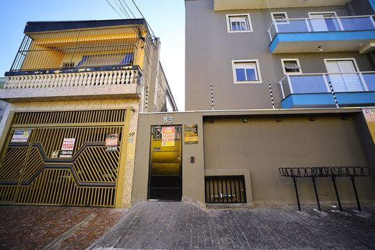 Fachada de apartamento à venda com 2 quartos, 38m² em Vila Costa Melo, São Paulo