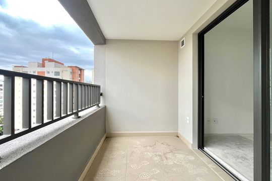 Varanda de apartamento à venda com 1 quarto, 27m² em Vila Clementino, São Paulo