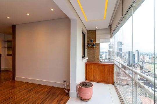 Varanda da Sala de apartamento à venda com 4 quartos, 86m² em Santana, São Paulo