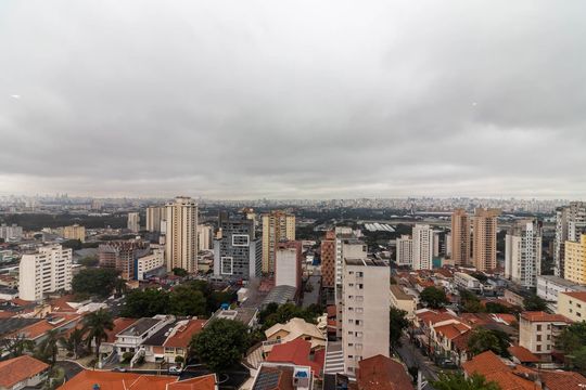 Varanda da Sala - Vista de apartamento à venda com 4 quartos, 86m² em Santana, São Paulo