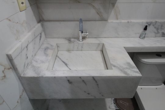 Banheiro da Suite de apartamento para alugar com 3 quartos, 113m² em Jardim Atlântico, Belo Horizonte