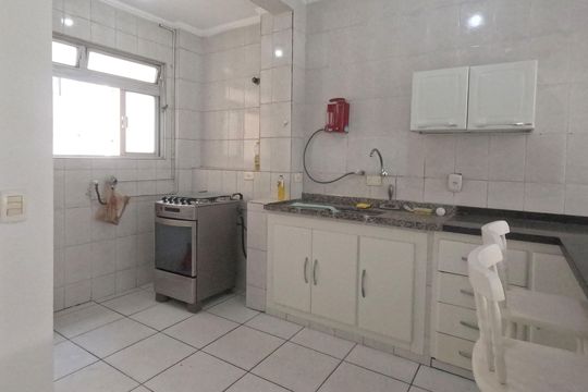 Cozinha Americana de apartamento para alugar com 2 quartos, 90m² em José Menino, Santos