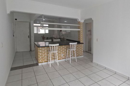  Sala de apartamento para alugar com 2 quartos, 90m² em José Menino, Santos