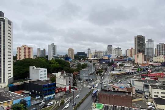 Varanda - Área de Serviço - Vista de kitnet/studio à venda com 1 quarto, 25m² em Centro, Osasco