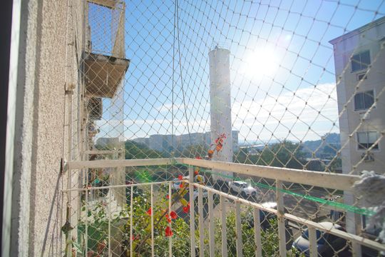 Varanda da Sala de apartamento à venda com 2 quartos, 42m² em Santos Dumont, São Leopoldo