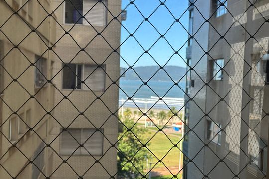 Vista da Sala de apartamento para alugar com 2 quartos, 95m² em Itararé, São Vicente