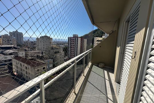 Sacada Quarto de apartamento para alugar com 2 quartos, 95m² em Itararé, São Vicente