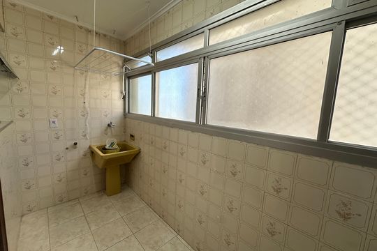 Área de Serviço de apartamento para alugar com 2 quartos, 95m² em Itararé, São Vicente