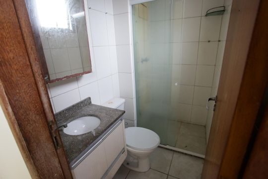 Banheiro da Suíte de apartamento à venda com 2 quartos, 120m² em Taquara, Rio de Janeiro