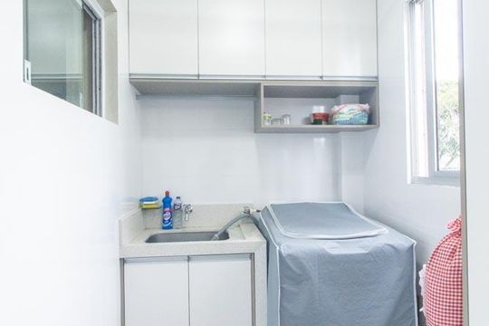 Área de Serviço de apartamento à venda com 3 quartos, 77m² em Portão, Curitiba