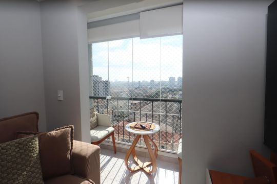 Varanda Integrada de apartamento à venda com 3 quartos, 62m² em Vila Antonieta, São Paulo