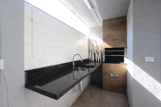 Área comum - Churrasqueira de apartamento à venda com 3 quartos, 62m² em Vila Antonieta, São Paulo