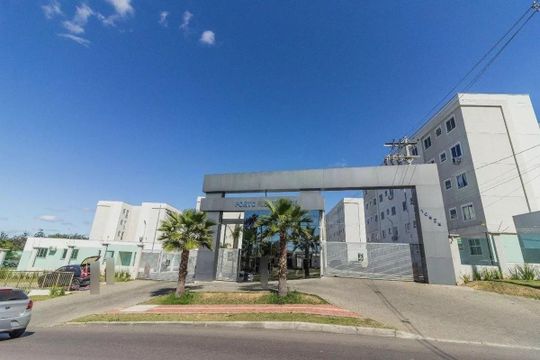 Fachada de apartamento para alugar com 2 quartos, 48m² em Mário Quintana, Porto Alegre